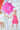 Pembe Halter Yaka Parti Elbisesi